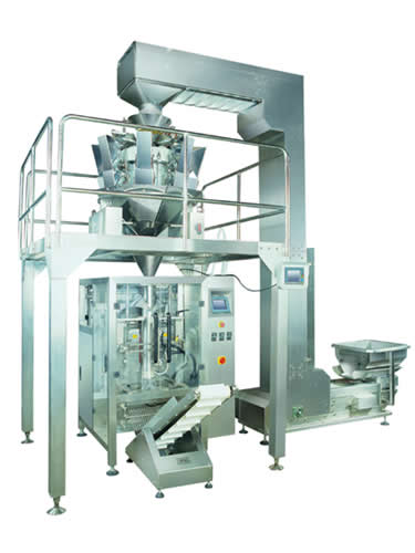 電子稱配合顆粒包裝配套示范