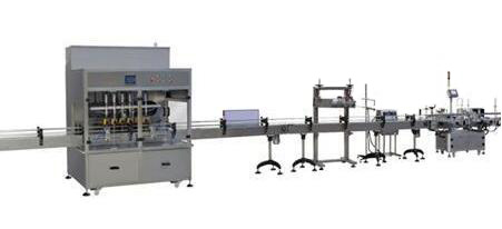 全自動油類灌裝聯(lián)動生產線